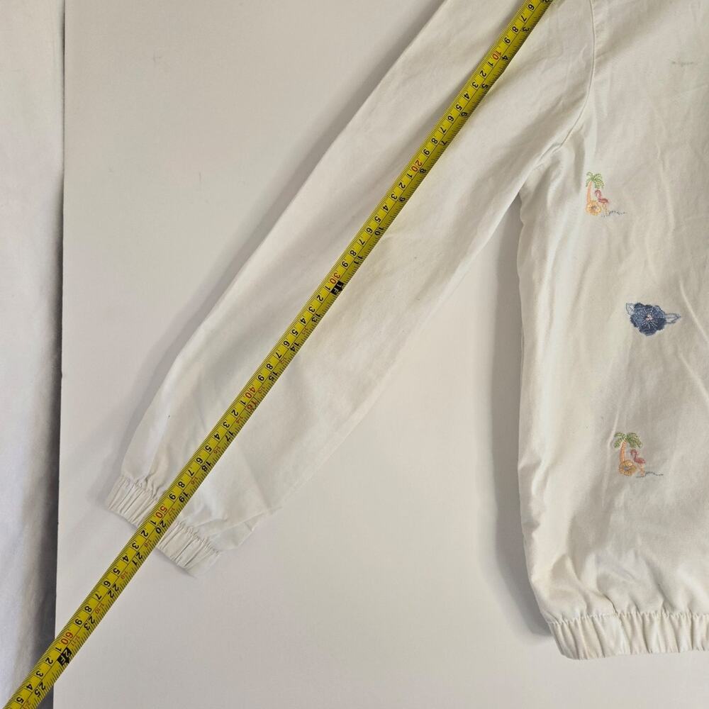 Vintage Alfred Dunner Embroidered Tropical Theme Jacket Women’s Size 10P - Picture 7 of 7